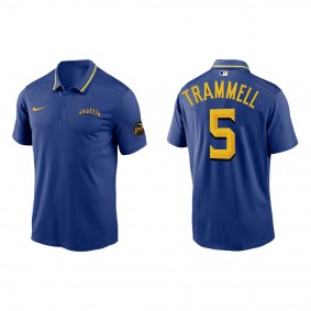 Taylor Trammell Seattle Mariners Royal 2023 City Connect Knit Performance Polo