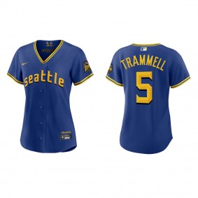 Taylor Trammell Women's Seattle Mariners Royal 2023 City Connect Replica Jersey