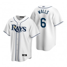 Tampa Bay Rays Taylor Walls Nike White Replica Home Jersey