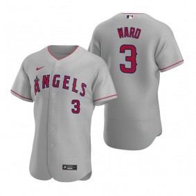 Men's Los Angeles Angels Taylor Ward Nike Gray Authentic Road Jersey