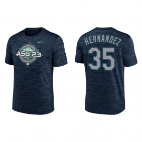 Teoscar Hernandez Navy 2023 MLB All-Star Game Compass Velocity Performance T-Shirt