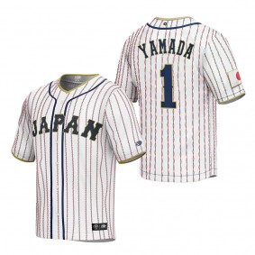 Tetsuto Yamada Men's Japan Baseball White 2023 World Baseball Classic Replica Jersey