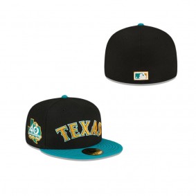 Texas Rangers Just Caps Cadet Blue 59FIFTY Fitted Hat