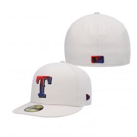 Men's Texas Rangers Khaki Stone Dim Undervisor 59FIFTY Fitted Hat