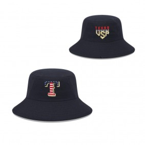 Men's Texas Rangers Navy 2023 Fourth of July Bucket Hat