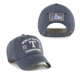 Men's Texas Rangers '47 Navy 2023 World Series Champions Grommet Clean Up Adjustable Hat