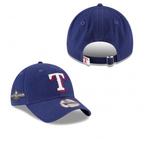 Men's Texas Rangers Royal 2023 Postseason 9TWENTY Adjustable Hat