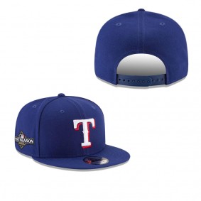 Men's Texas Rangers Royal 2023 Postseason 9FIFTY Snapback Hat
