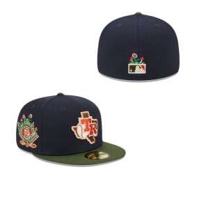 Texas Rangers Sprouted 59FIFTY Fitted Hat