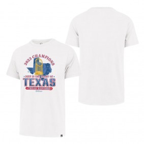 Men's Texas Rangers '47 White 2023 World Series Champions Local Playoff Franklin T-Shirt
