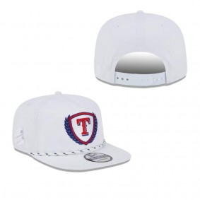 Men's Texas Rangers White Golfer Tee 9FIFTY Snapback Hat
