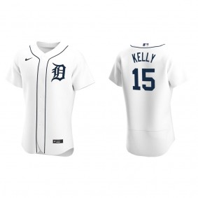 Men's Detroit Tigers Carson Kelly White Authentic Home Jersey