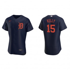 Men's Detroit Tigers Carson Kelly Navy Authentic Jersey
