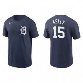 Men's Detroit Tigers Carson Kelly Navy Name & Number T-Shirt