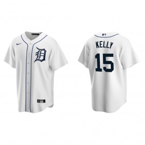Men's Detroit Tigers Carson Kelly White Replica Home Jersey