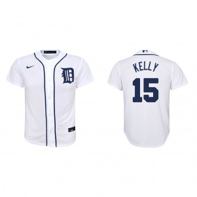 Youth Detroit Tigers Carson Kelly White Replica Home Jersey