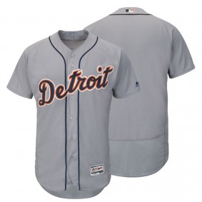 Male Detroit Tigers Gray Flexbase Collection Team Jersey
