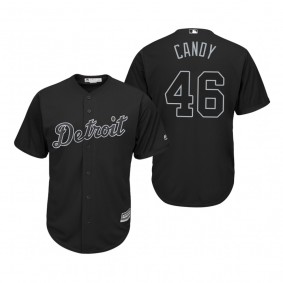 Detroit Tigers Jeimer Candelario Candy Black 2019 Players' Weekend Replica Jersey