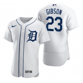 Detroit Tigers Kirk Gibson Nike White 2020 Authentic Jersey