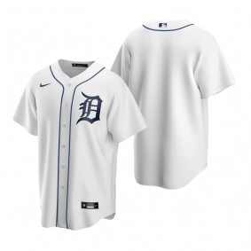 Detroit Tigers Nike White Replica Home Jersey