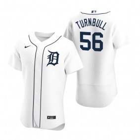 Men's Detroit Tigers Spencer Turnbull Nike White Authentic 2020 Home Jersey