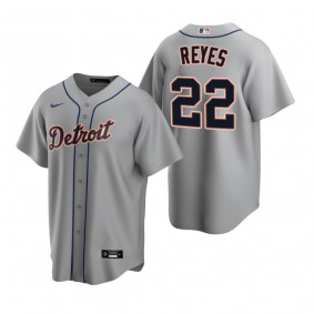 Detroit Tigers Victor Reyes Nike Gray Replica Road Jersey
