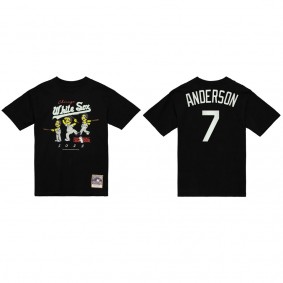 Tim Anderson Chicago White Sox Lyrical Lemonade x M&N Black T-Shirt
