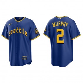 Tom Murphy Seattle Mariners Royal 2023 City Connect Replica Jersey