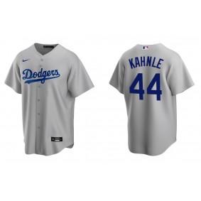 Men's Los Angeles Dodgers Tommy Kahnle Gray Replica Alternate Jersey
