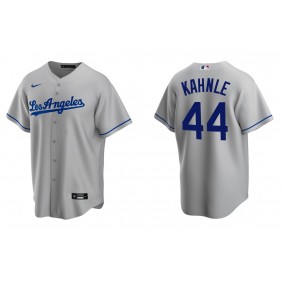 Men's Los Angeles Dodgers Tommy Kahnle Gray Replica Road Jersey