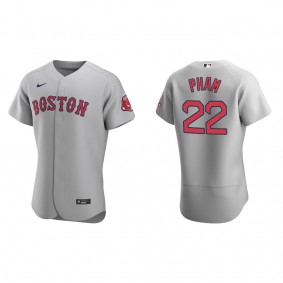 Red Sox Tommy Pham Gray Authentic Road Jersey