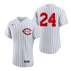 Reds Tony Perez White 2022 Field of Dreams Authentic Jersey