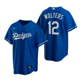 Los Angeles Dodgers Tony Wolters Nike Royal Replica Alternate Jersey
