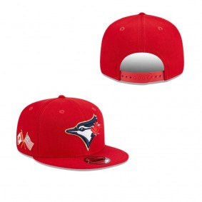 Toronto Blue Jays Canada Day 2023 9FIFTY Snapback Hat
