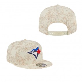 Men's Toronto Blue Jays Cream Spring Training Leaf 9FIFTY Snapback Hat
