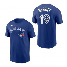 Men's Toronto Blue Jays Fred McGriff Nike Royal Name & Number T-Shirt