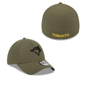 Men's Toronto Blue Jays Green 2023 Armed Forces Day 39THIRTY Flex Hat