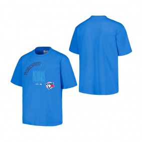 Men's Toronto Blue Jays PLEASURES Royal Repurpose T-Shirt