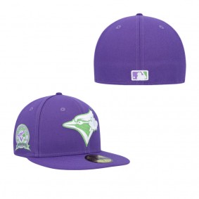 Men's Toronto Blue Jays Purple Lime Side Patch 59FIFTY Fitted Hat