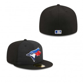 Toronto Blue Jays Quilt 59FIFTY Fitted Hat Black