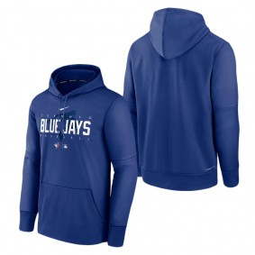 Men's Toronto Blue Jays Royal Authentic Collection Pregame Performance Pullover Hoodie