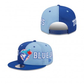 Men's Toronto Blue Jays Royal Powder Blue Team Split 9FIFTY Snapback Hat