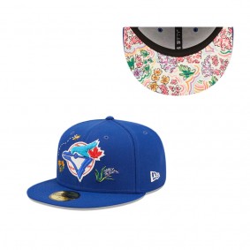 Toronto Blue Jays Watercolor Floral 59FIFTY Fitted Hat