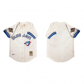 Toronto Blue Jays White Mitchell & Ness 1992 Authentic Jersey