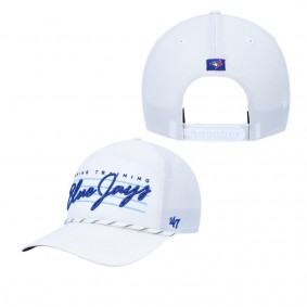 Men's Toronto Blue Jays White Downburst Hitch Snapback Hat