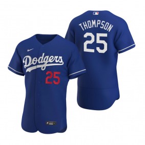 Men's Los Angeles Dodgers Trayce Thompson Royal Authentic Alternate Jersey