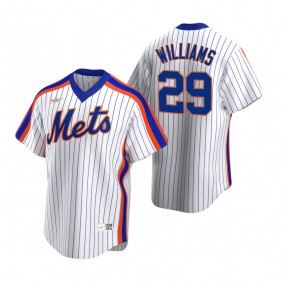 New York Mets Trevor Williams Nike White Cooperstown Collection Home Jersey