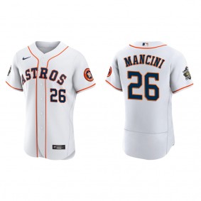Trey Mancini Houston Astros White 2022 World Series Home Authentic Jersey