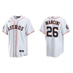 Trey Mancini Houston Astros White 2022 World Series Home Replica Jersey