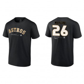 Trey Mancini Houston Astros Black 2022 World Series Champions T-Shirt